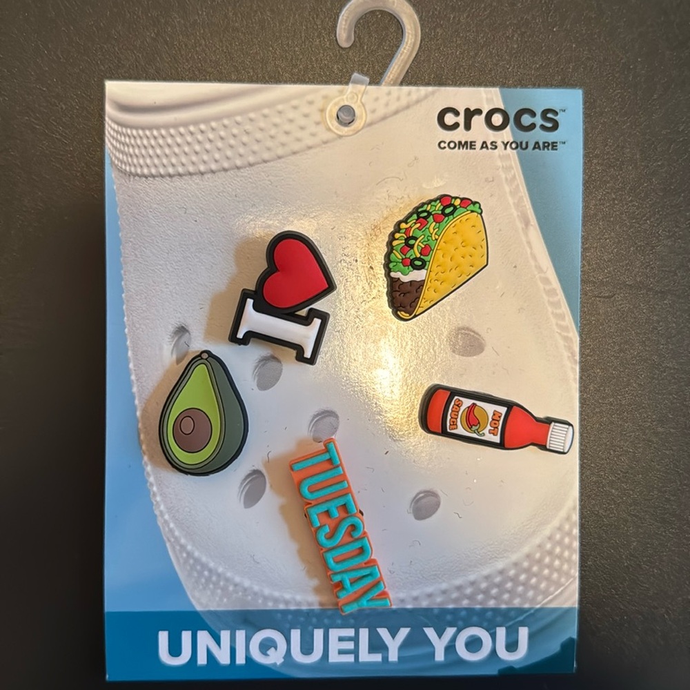 Crocs Jibbitz Taco Theme NEW